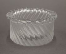 A small Lalique glass bowl. 10.5 cm diameter.
