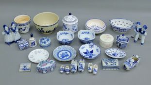 A quantity of various Delft ware, etc.