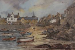 HARRY F MCGREGOR, Stonehaven Harbour, limited edition print, numbered 190/850,