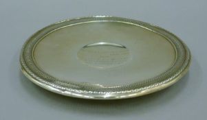 A Gorham sterling silver footed dish,