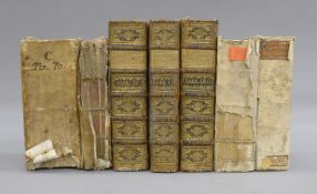Rabiners Satiren, Pars I-IV, 3 volumes and a quantity of antique German volumes,