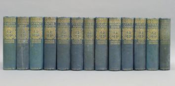 Charles Dickens, Works in 13 volumes, publisher Caxton, early 20th century,