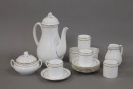 A Royal Worcester Contessa pattern coffee set.