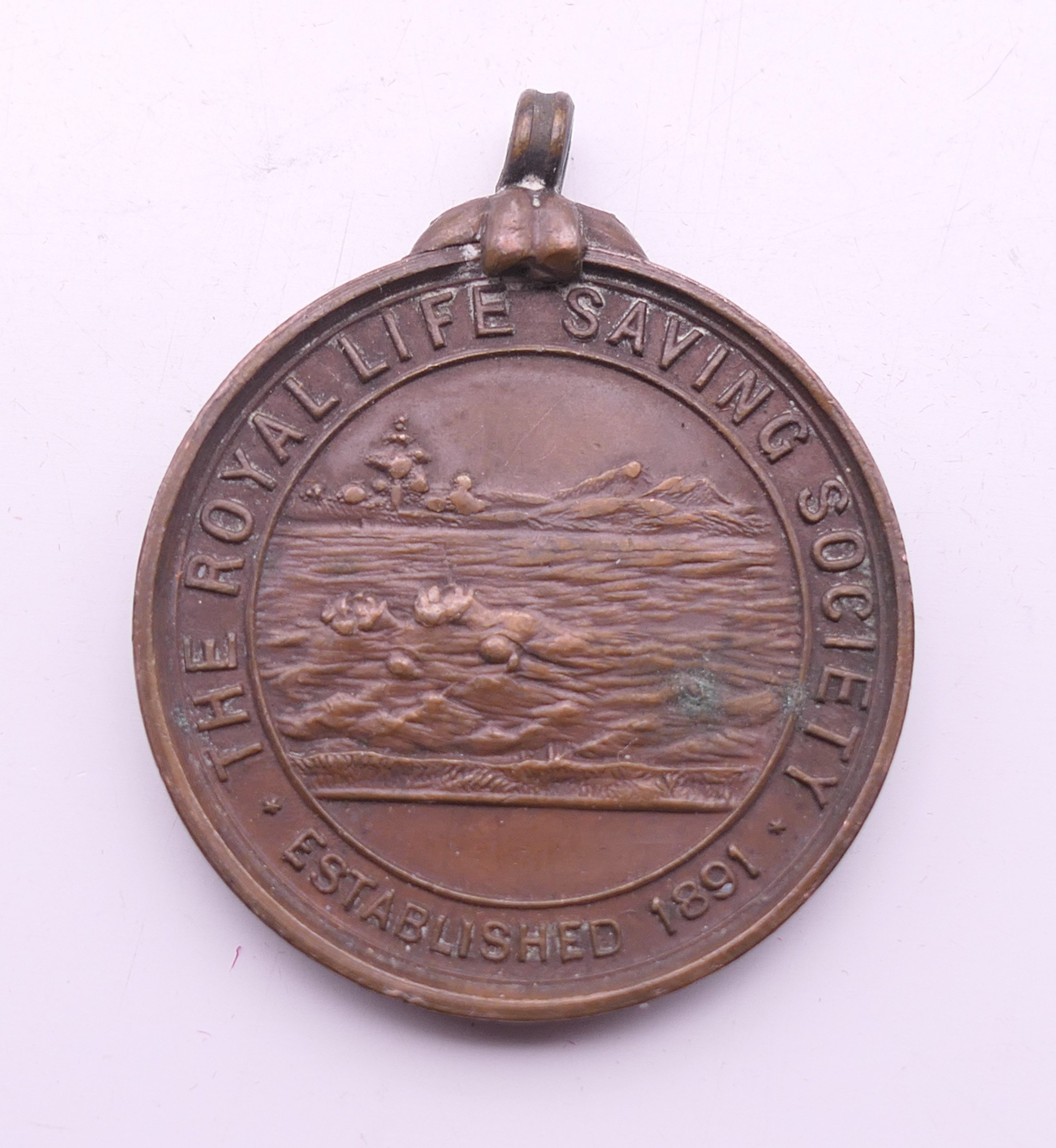 Three various medallions, including The Royal Life Saving Society. The largest 4.5 cm diameter. - Image 9 of 11