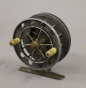 An Allcocks Aerial 3'' centre pin fishing reel.