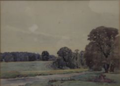 F ADAMS, River, watercolour, dated 1933, framed and glazed. 36.5 x 26.5 cm.