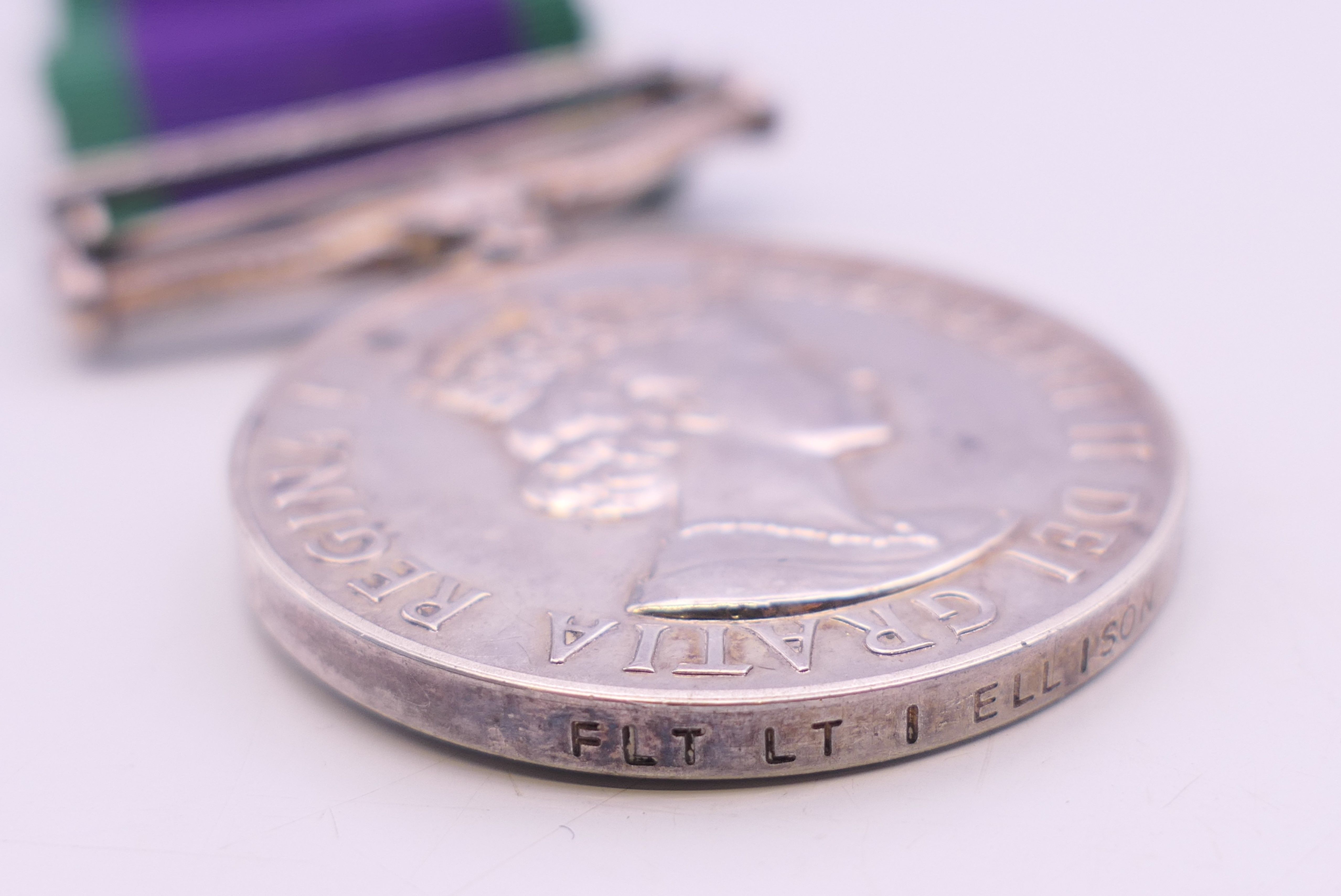 A Queen Elizabeth II Campaign medal with Northern Ireland bar and miniature, - Image 5 of 8