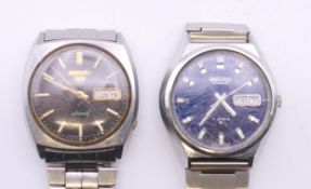 Two gentleman's Seiko wristwatches.