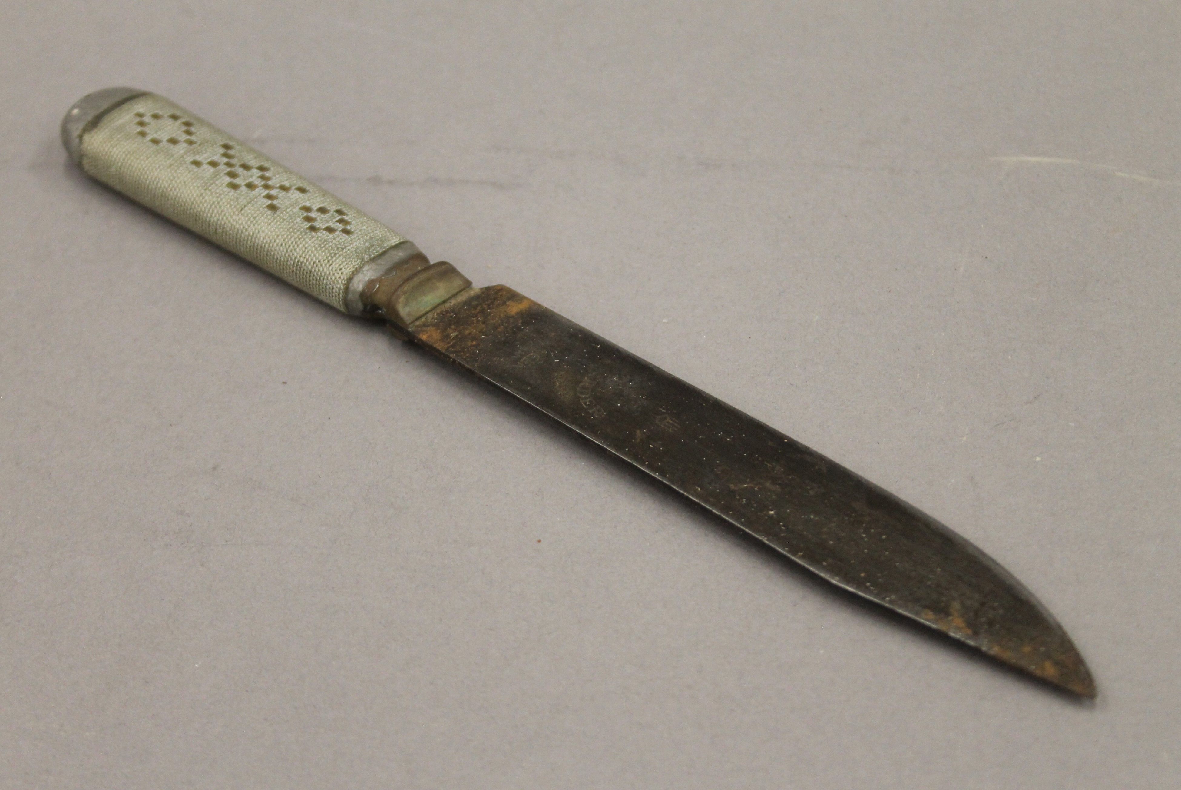 A Solingen dagger in sheath. 24 cm long. - Image 3 of 6