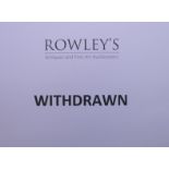 WITHDRAWN - An unmarked gold dress ring. Ring size R.