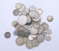 A quantity of various coins.