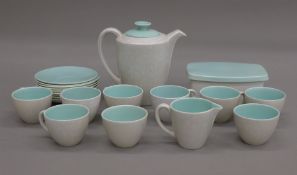 A Poole pottery tea set.