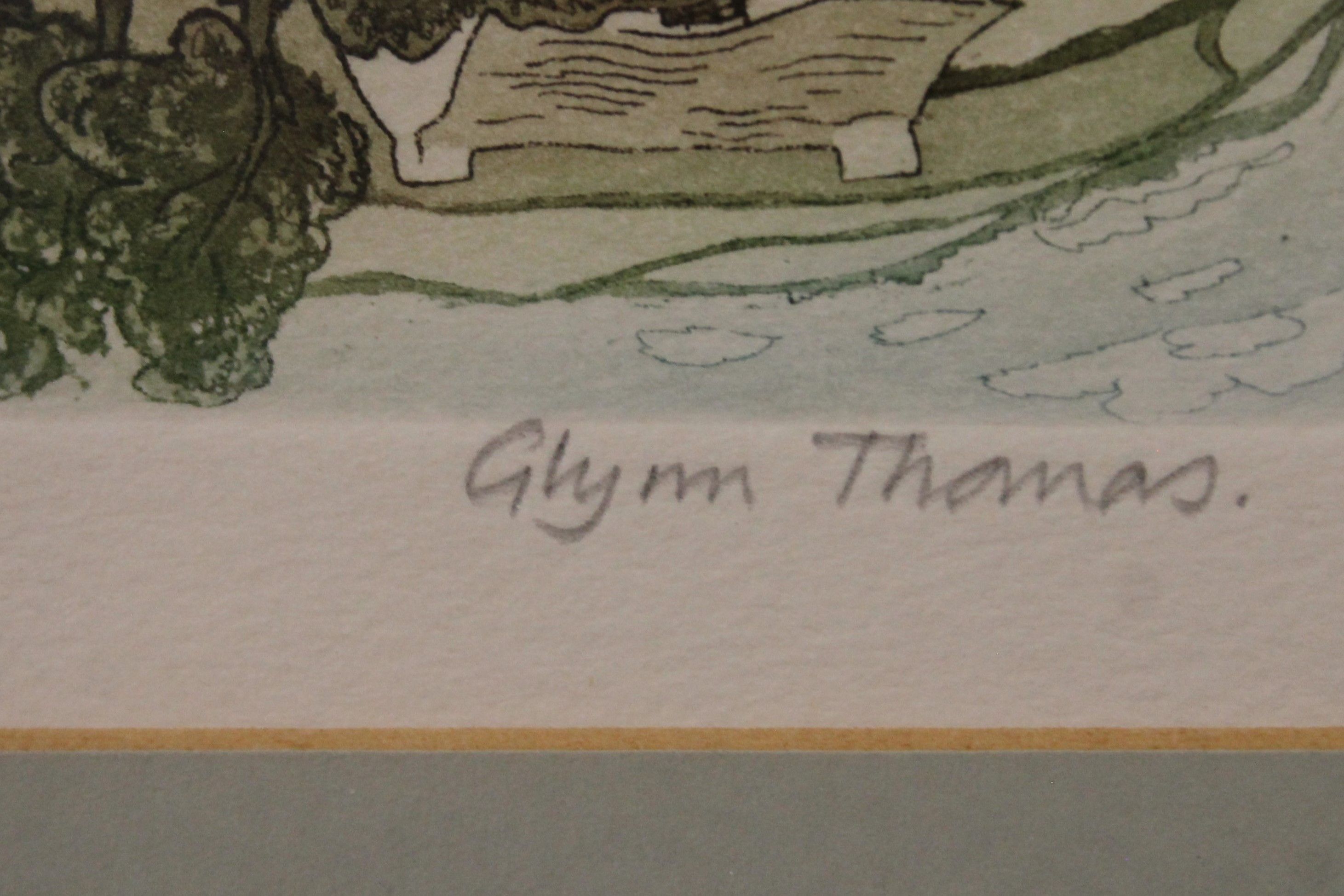 GLYNN THOMAS, Cornish Farmyard, limited edition print, numbered 46/100, - Image 3 of 3