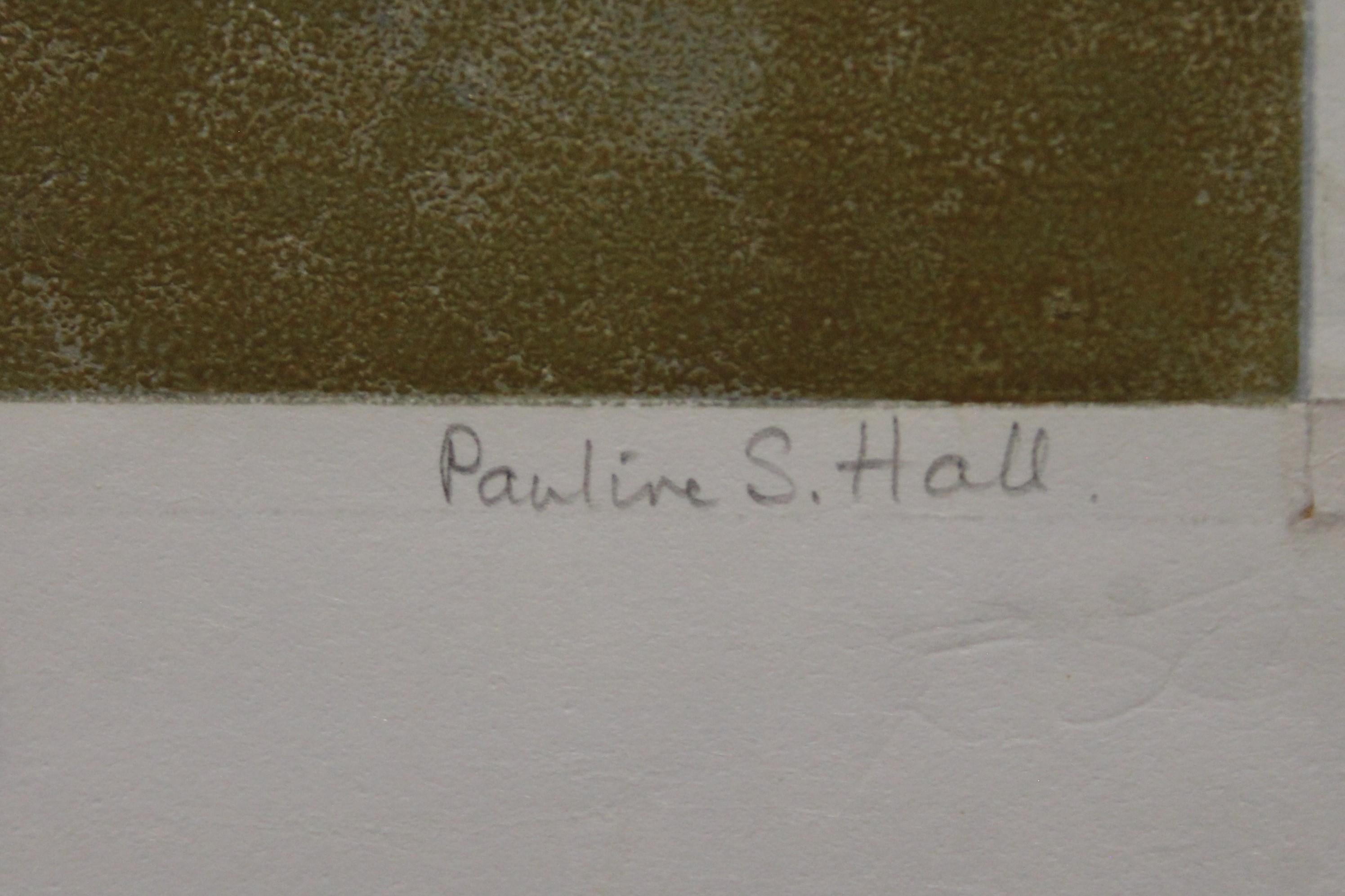 HALL, PAULINE SOPHIE (1918-2007) British (AR), Brown Pelicans, woodcut on handmade paper, - Image 3 of 3