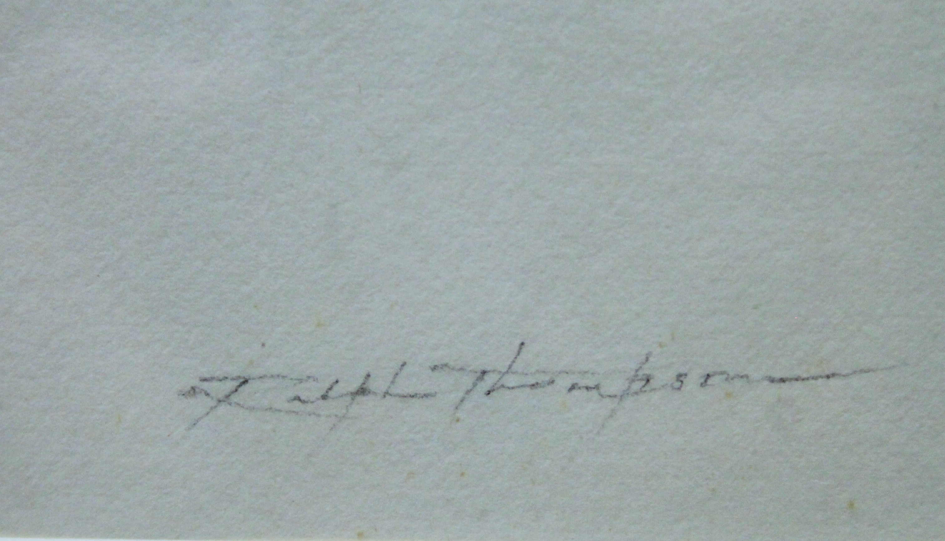 THOMPSON, RALPH SHILLITO (1913-2009) British (AR), Black and White Colobus, Uganda, ink, signed, - Image 3 of 3