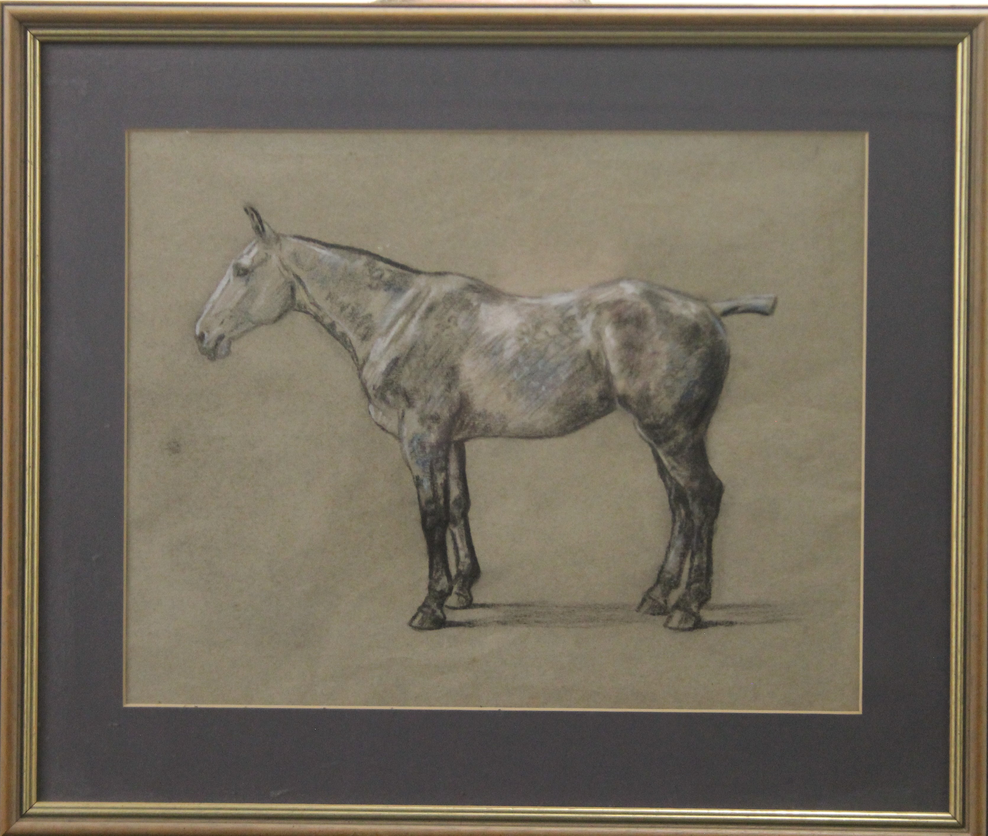 BIEGEL, PETER (1913-1989) British (AR), Horse, pastel, framed and glazed. 29 x 37 cm. - Image 2 of 2
