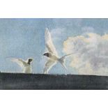 BUSBY, JOHN RSA RSW SWLA (1928-2015) British (AR), Swallows, watercolour, signed and dated '86,