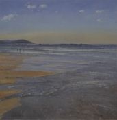 TIMOTHY EASTON (b. 1943) a beach print signed in pencil to the margin, framed and glazed. 30.5 x 31.