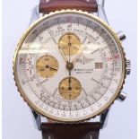 A Breitling Old Navitimer Chronograph gentleman's wristwatch, reference 81610,