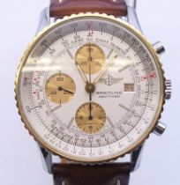 A Breitling Old Navitimer Chronograph gentleman's wristwatch, reference 81610,