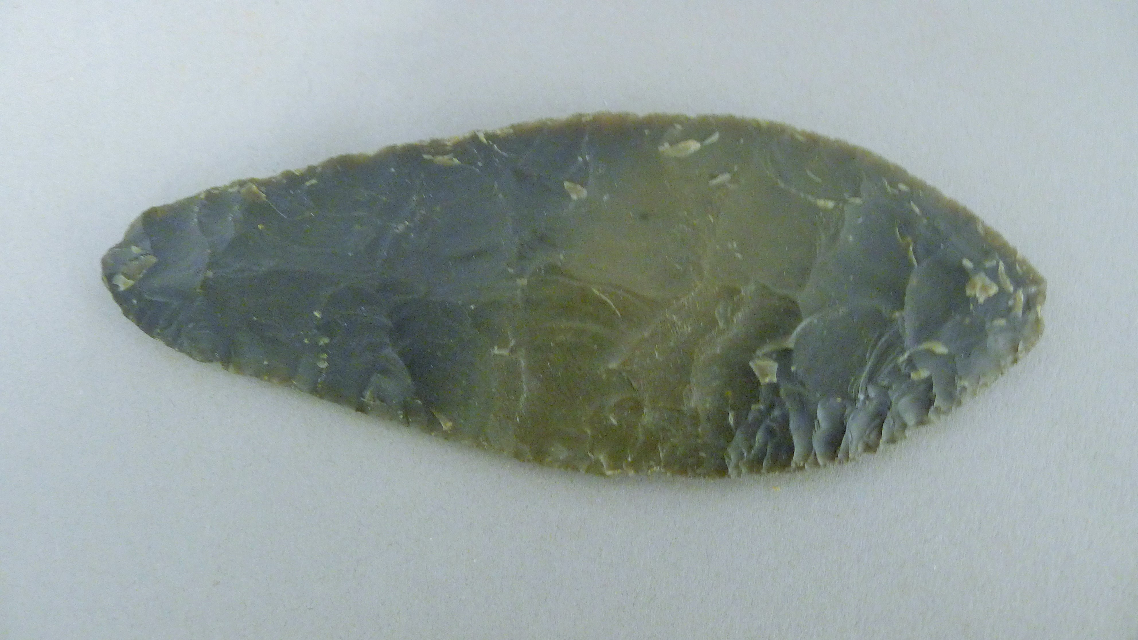 A polished stone axe head marked as having been found in Burwell Fen, - Image 8 of 8