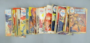 A quantity of War Picture Library magazines.