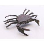 A bronze crab. 9 cm wide.
