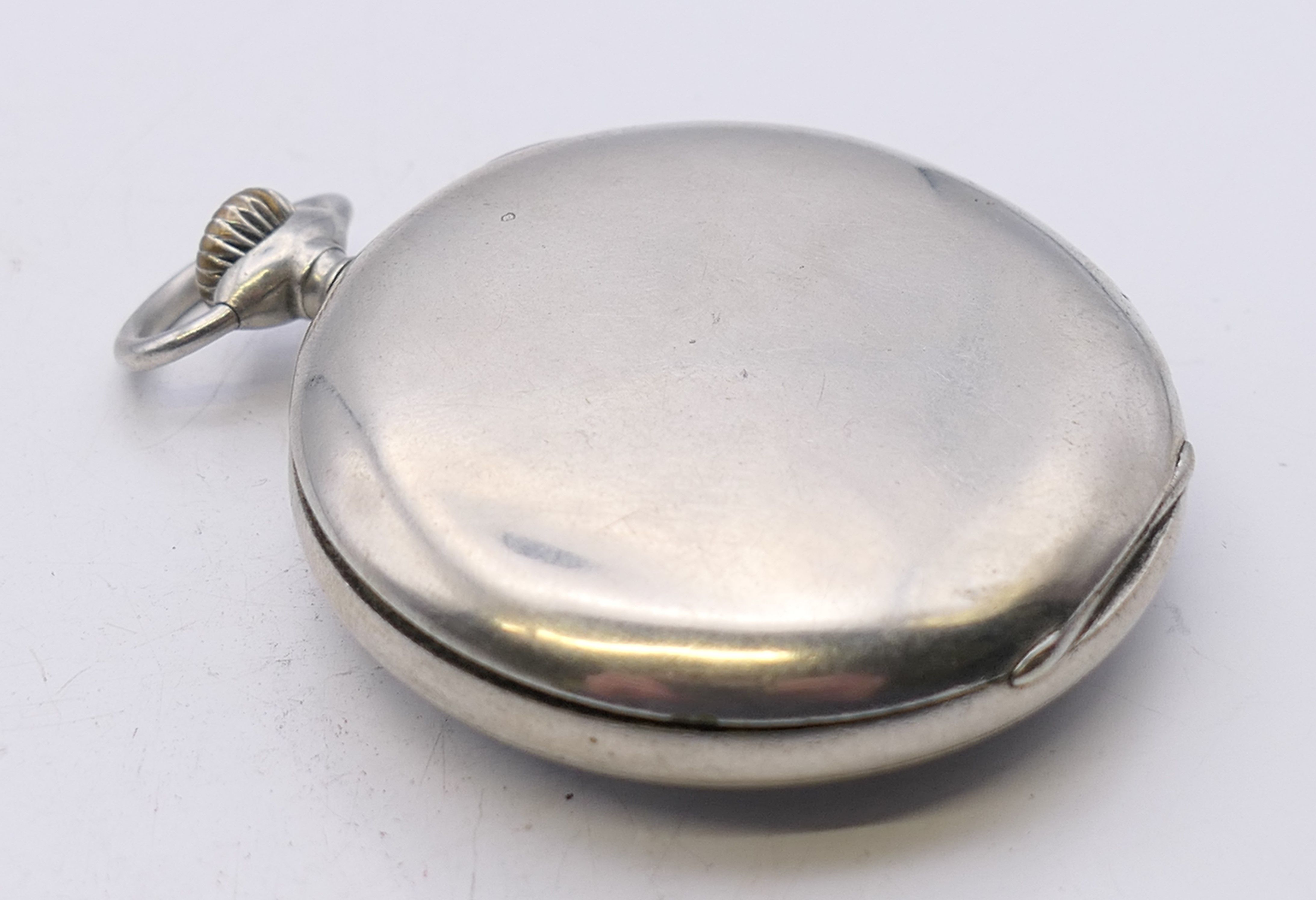 A Longines gentleman's pocket watch. 5 cm diameter. - Image 9 of 9