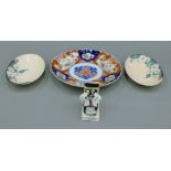 A small quantity of porcelain including Carlton ware. The largest 24 cm diameter.