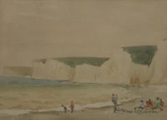 NORMAN WILKINSON (1878-1971) British (AR), The Seven Sisters, watercolour on paper, signed,