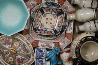 A quantity of 19th century and later Oriental porcelain.