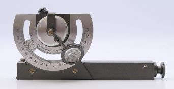 An early 20th century clinometer. 13 cm long.