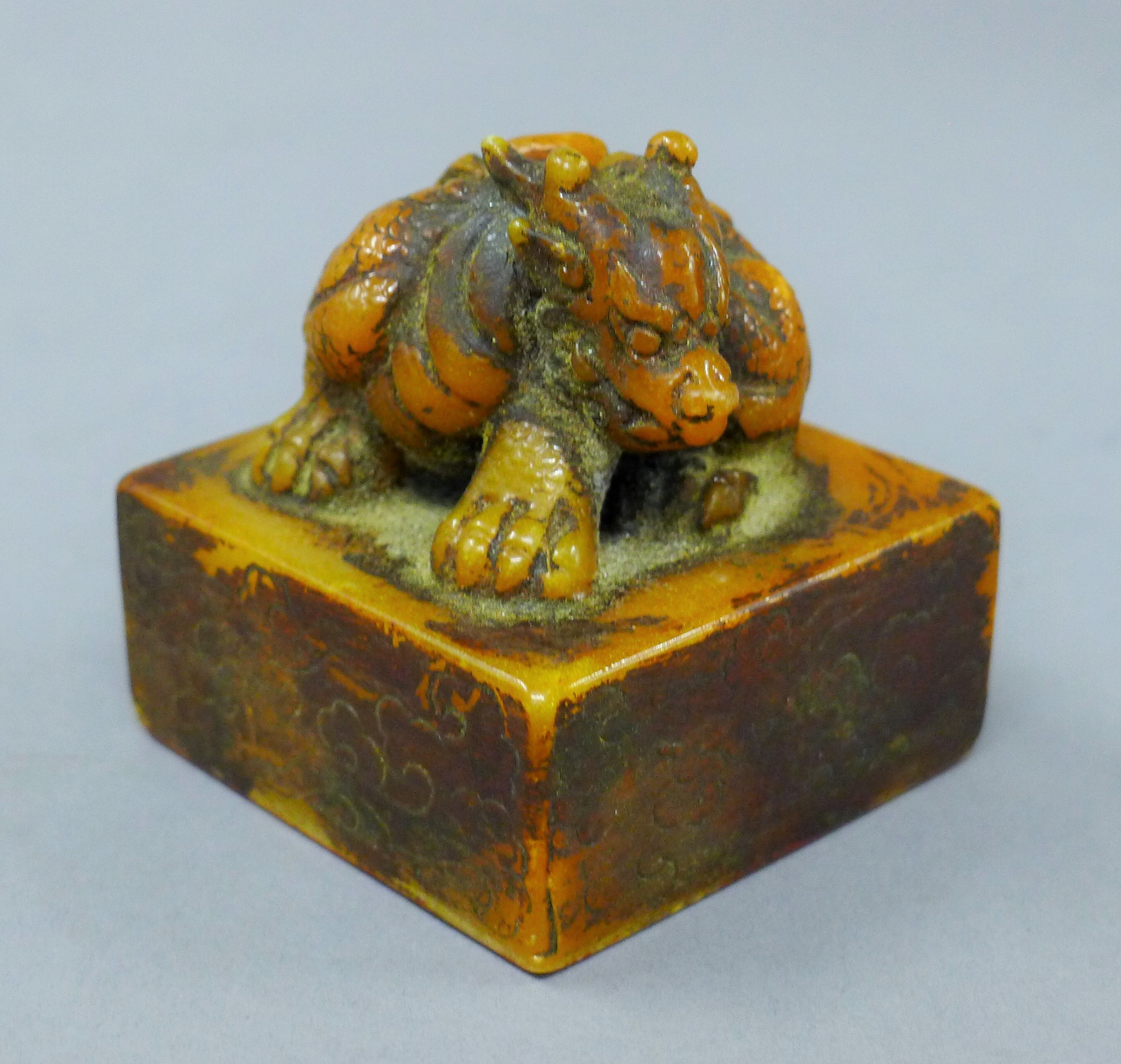 A Chinese seal. 6 cm high.