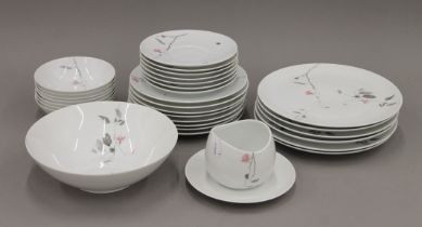 Raymond Loewy quince pattern diner wares.