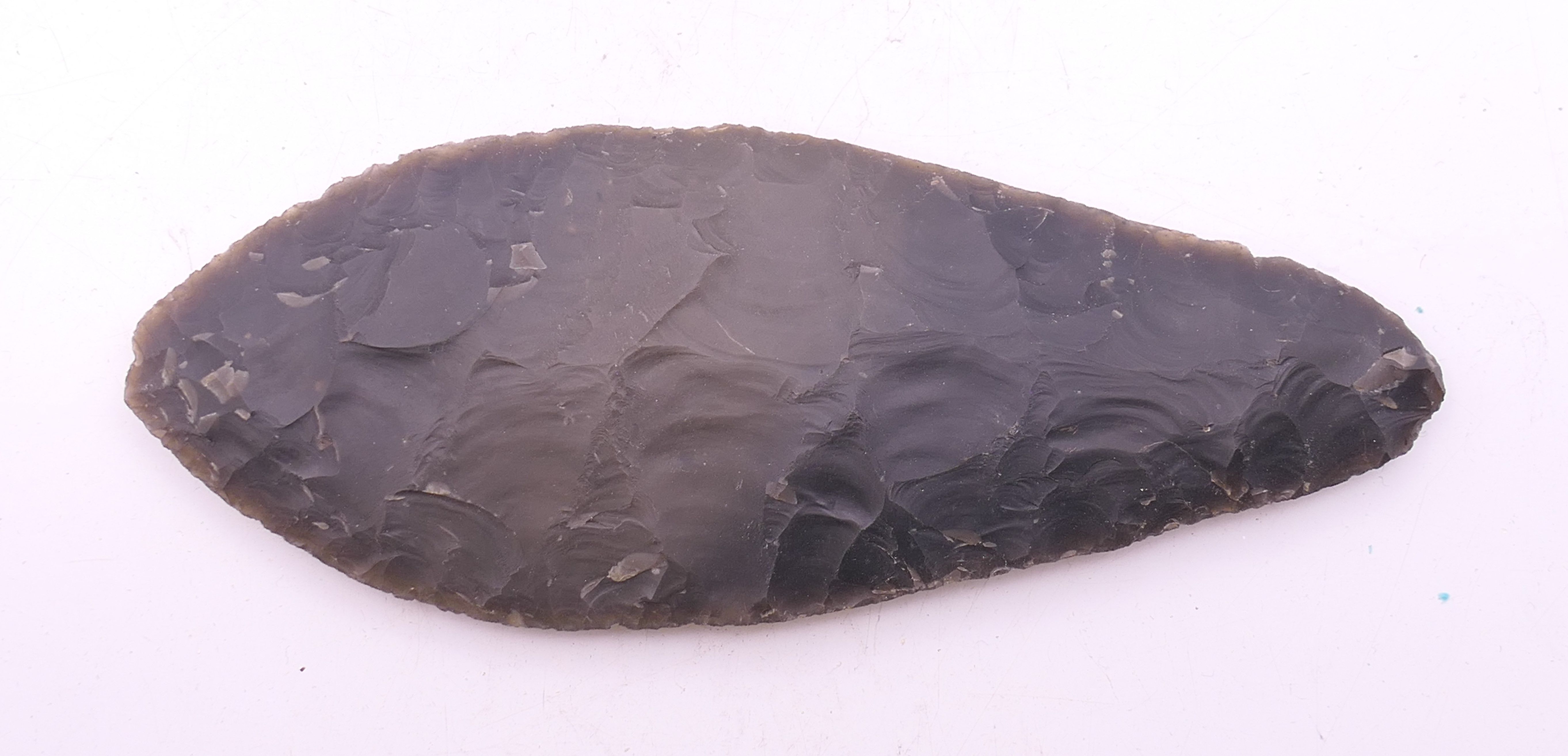A polished stone axe head marked as having been found in Burwell Fen, - Image 4 of 8