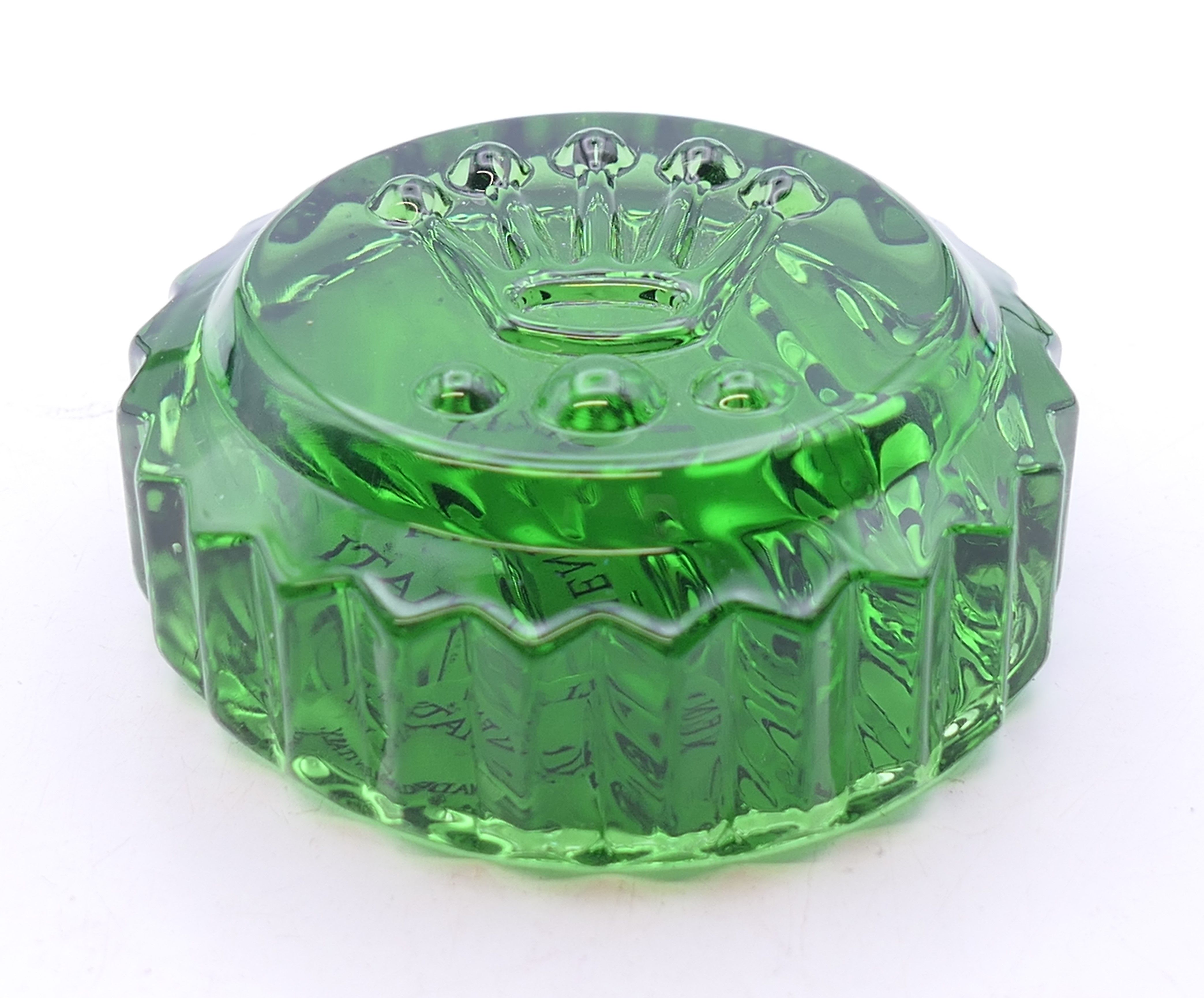A boxed Rolex glass paperweight. 7 cm diameter. - Image 2 of 4