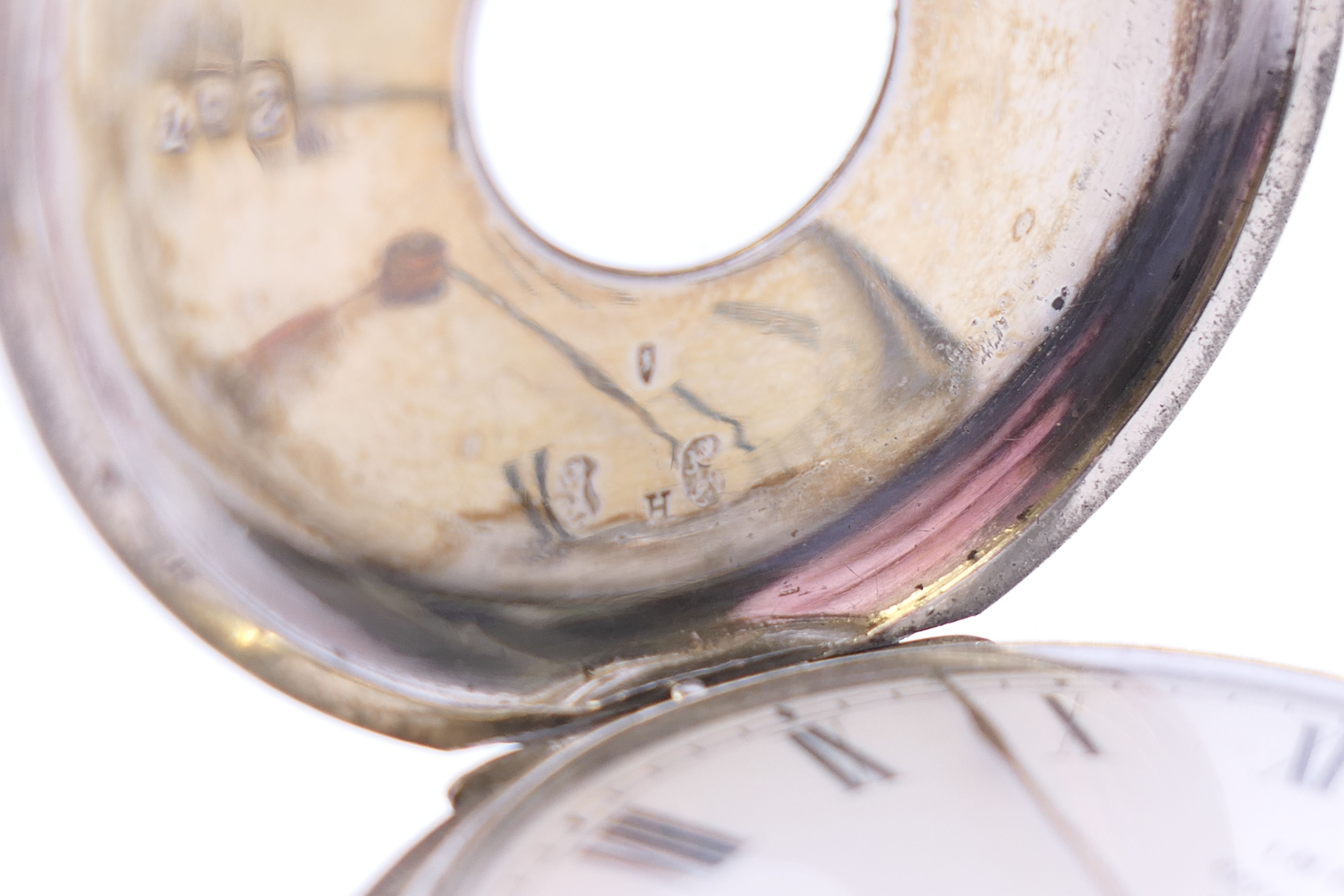 A gentleman's 935 silver half hunter pocket watch, the dial inscribed Imperial Cooke and Kelvey, - Image 5 of 8