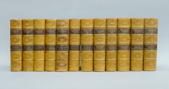 Sir Walter Scott, Works in 12 volumes, half calf, published 1888, Centenary edition,