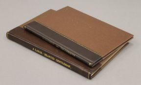 Jim Corbet, Man-Eater! and a volume of part works relating to Jim Corbett bound in 1/4 leathers.