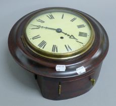 A fusee clock. 30 cm diameter.