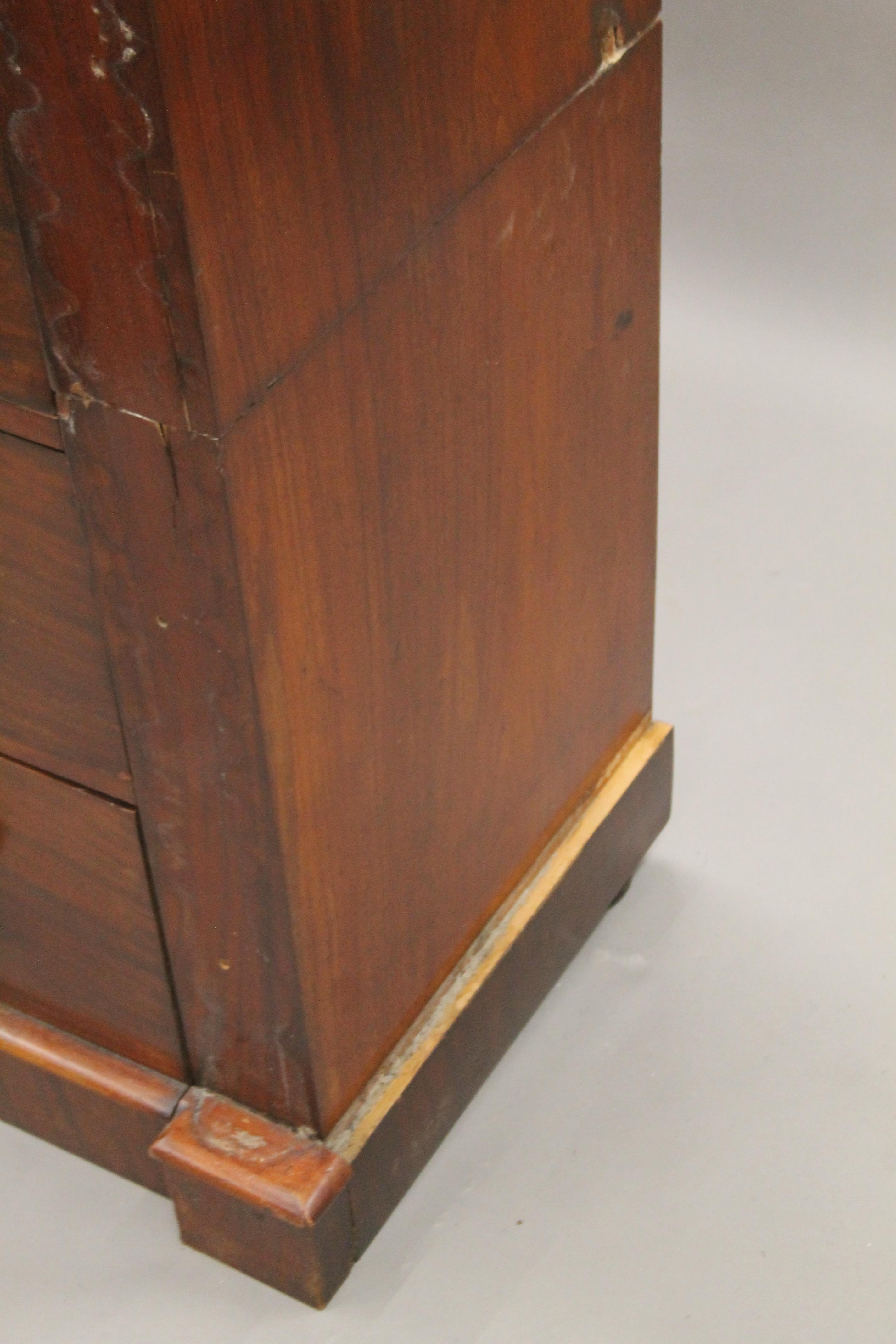 A Victorian mahogany Scottish chest of drawers. 127 cm wide. - Image 7 of 8