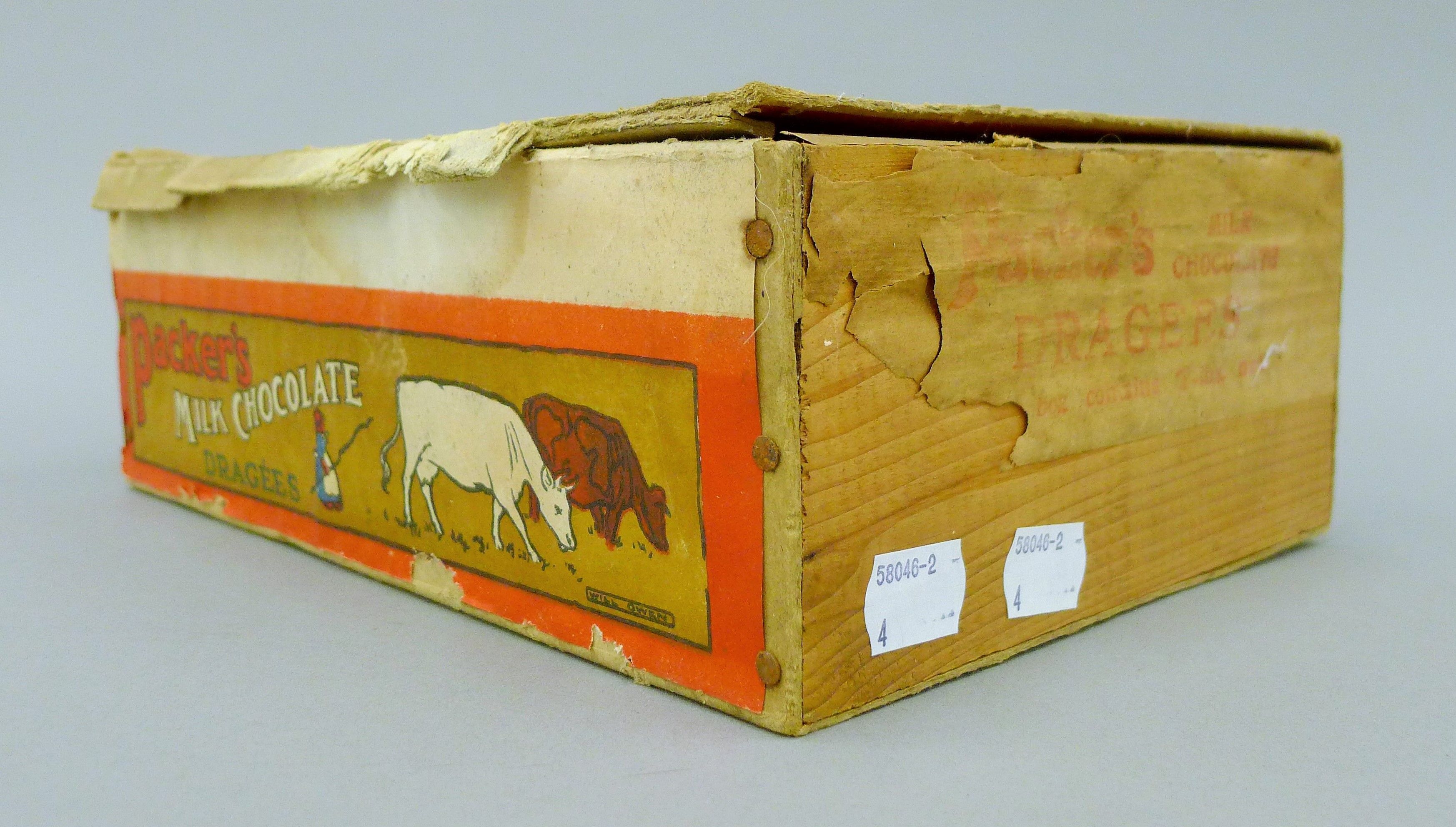 A vintage Packer's milk chocolate box. 27.5 cm long. - Image 3 of 4