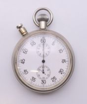 An Air Ministry 6B/129 split second stopwatch. 6 cm diameter.