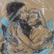 SWOON (CALEDONIA CURRY) (born 1977) American, Love, a signed limited edition print,