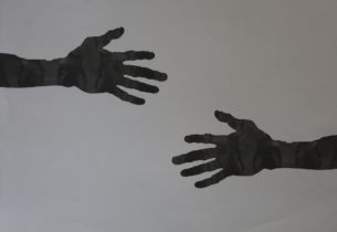 GORMLEY, ANTHONY OBE RA (born 1950) British (AR), Hands, a limited edition print on paper,