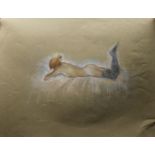 COOK, S (20th Century) British (AR), two nudes, pastel on paper, indistinctly signed.