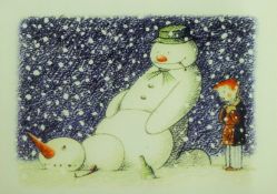 BANKSY (born 1974) British (AR), Christmas card "Rude Snowman", one of only around 2,