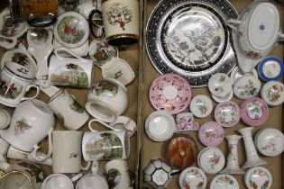 Two boxes of miscellaneous ceramics.