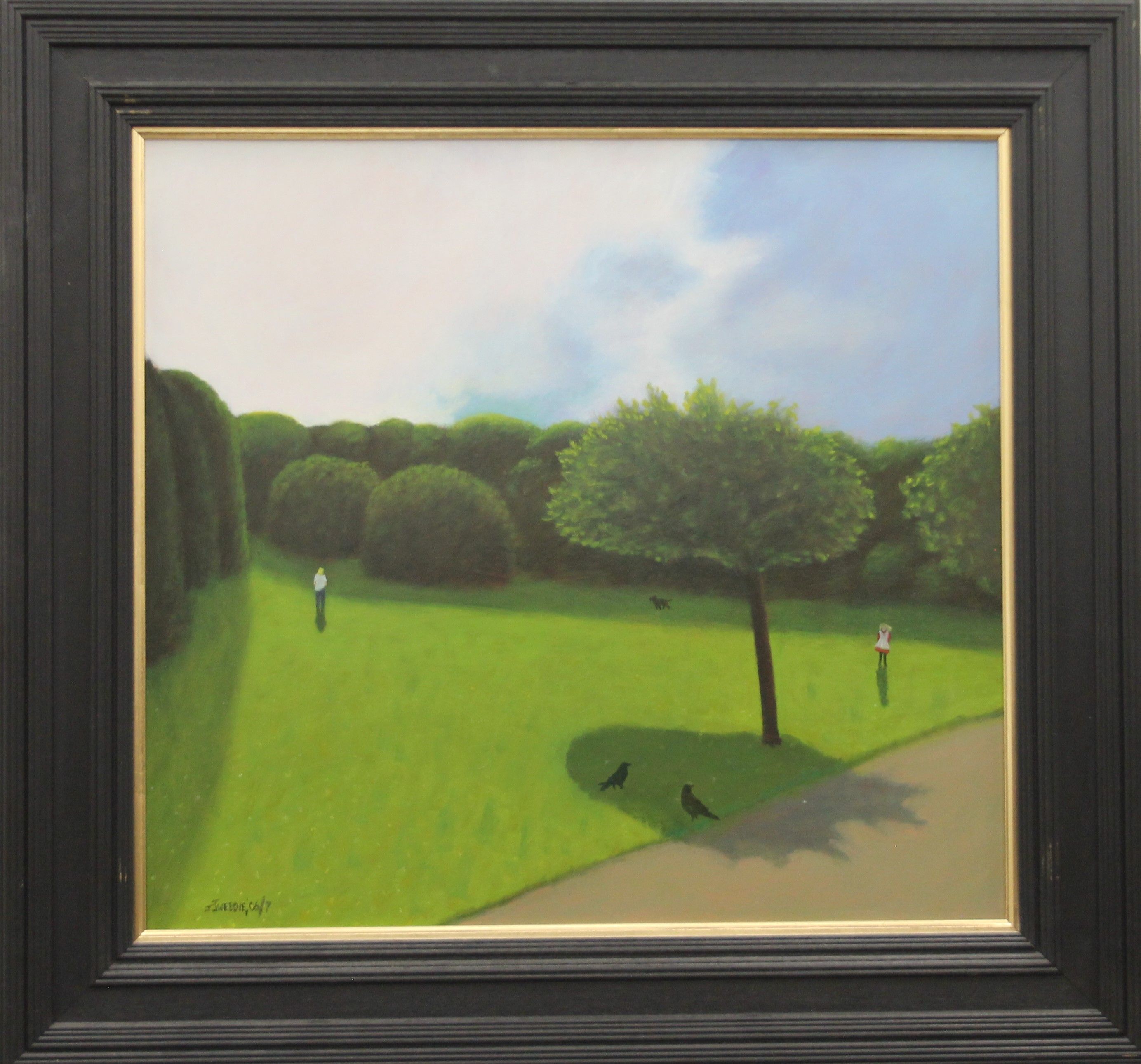 JAMES TWEEDIE (AR), Dream, oil on board, signed and dated 06/07, framed. 61 x 56 cm. - Image 2 of 3