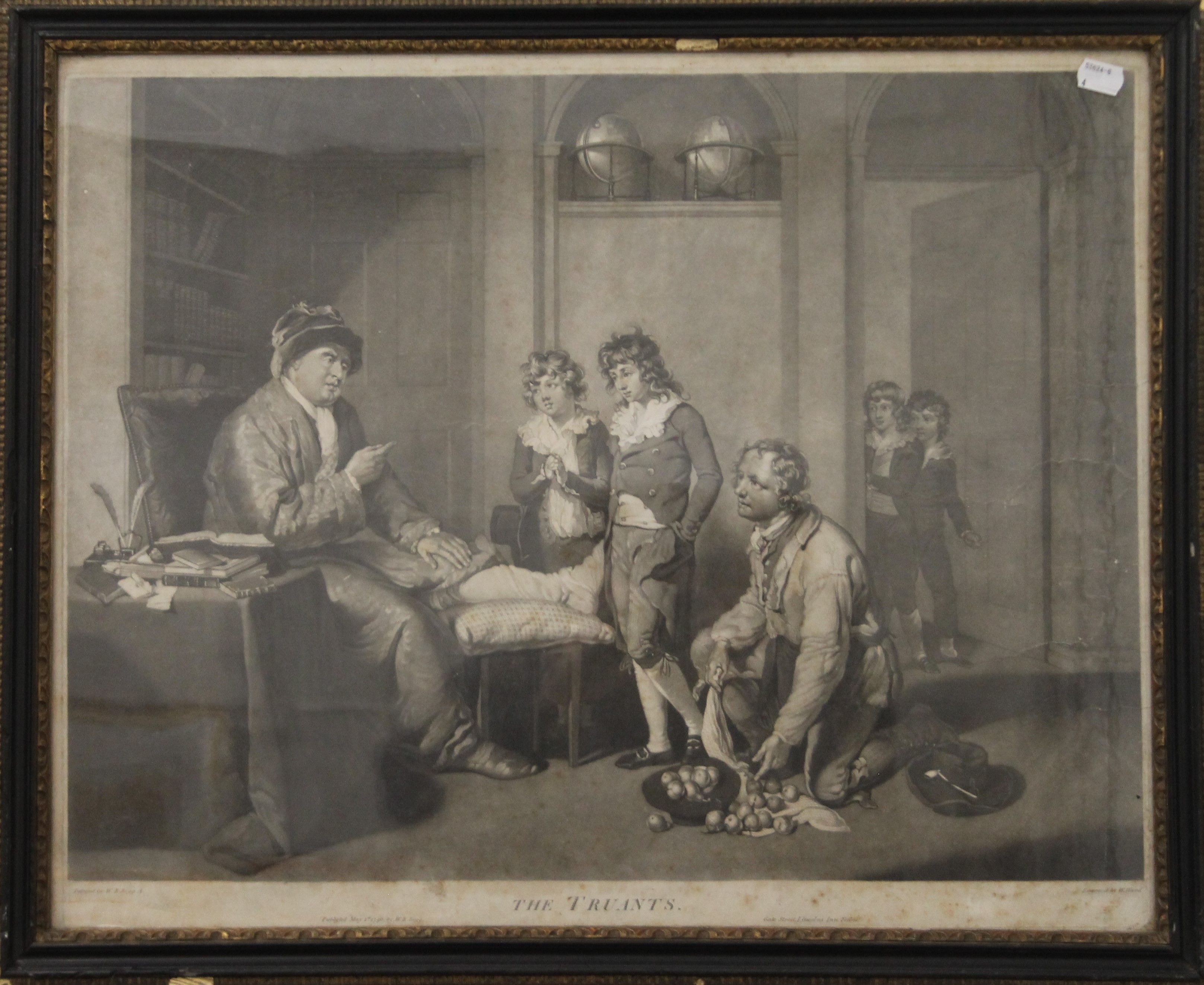 WILLIAM WARD, after WILLIAM REDMORE BIGG, The Truants and The Romps, both 1796, mezzotints, - Image 4 of 4